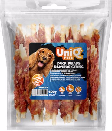 Uniq Pets Λιχουδιές Σκύλου σε Stick Τυλιγμένο με Πάπια 500gr
