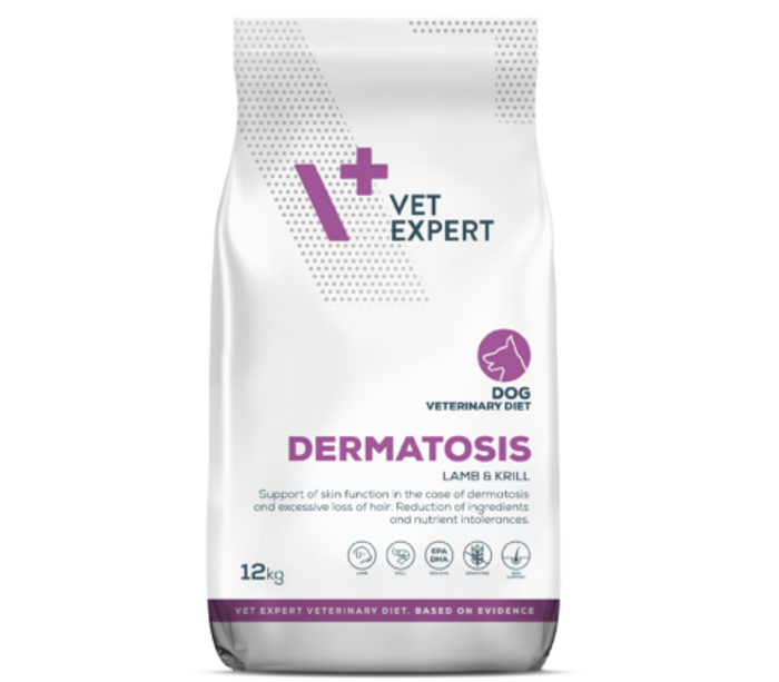 Vet Expert Xira Trofi Skulou Dermatosis Me Arni 12kg